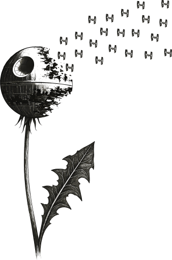 Death Star flower original design
